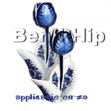 Strijkapplicatie Hollandse tulpen